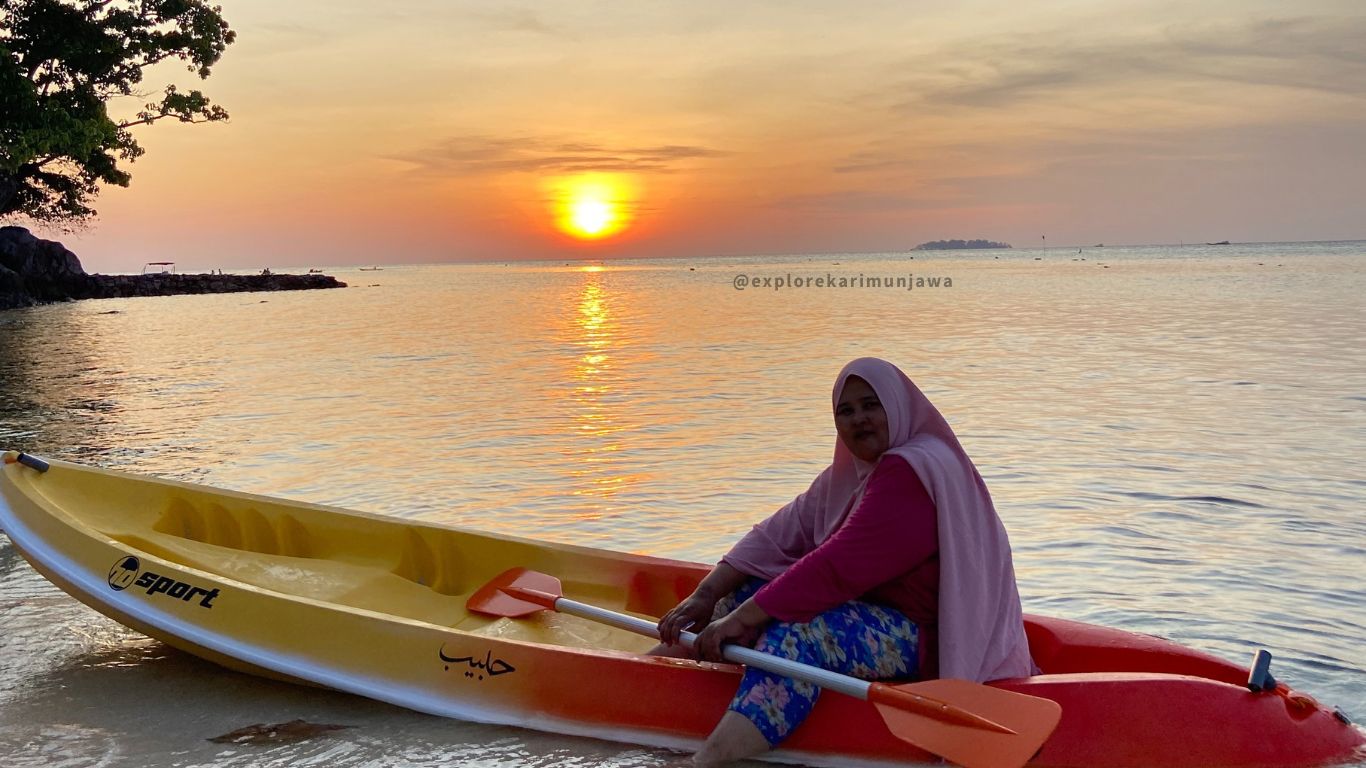 sunset di karimunjawa